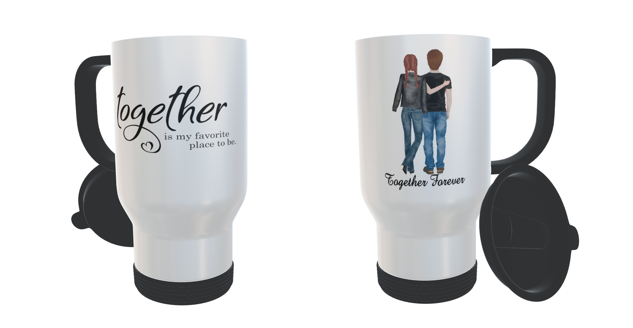 Together Is My Favourite Place To Be Travel Mug
